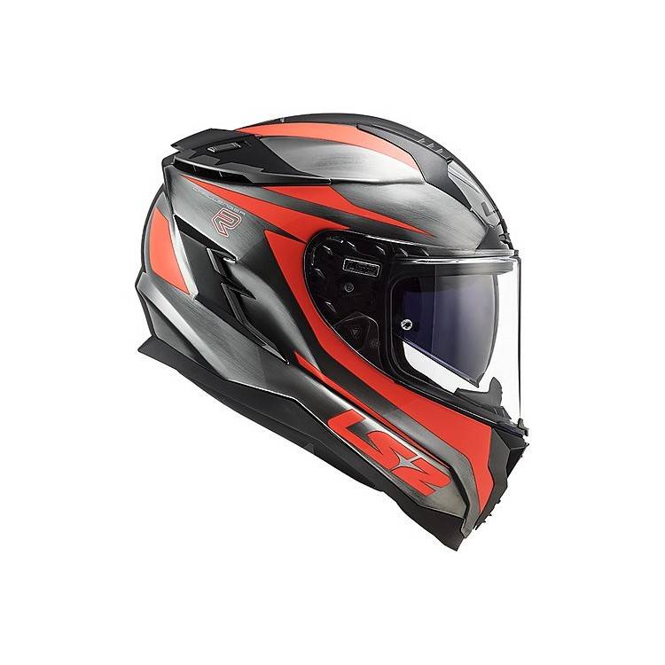 CASCO INTEGRALE LS2 FF327 CHALLENGER CANNON JEANS FLUO ORANG