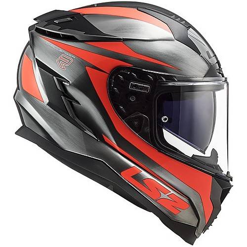 CASCO INTEGRALE LS2 FF327 CHALLENGER CANNON JEANS FLUO ORANG