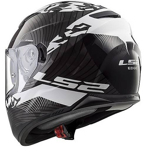 CASCO INTEGRALE LS2 FF320 STREAM EVO HYPE BLACK WHITE TITANI