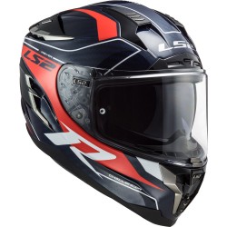 CASCO INTEGRALE LS2 FF327 CHALLENGER CT2 GRID BLUE CARBON RE