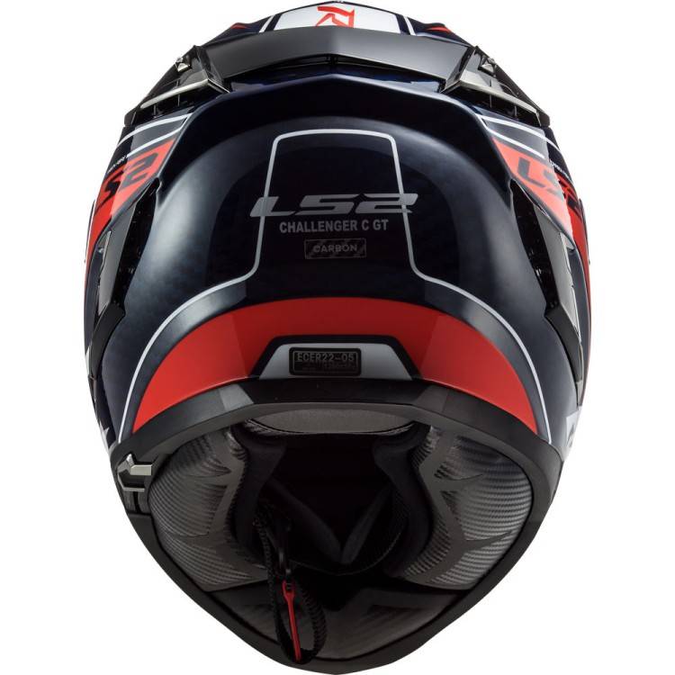 CASCO INTEGRALE LS2 FF327 CHALLENGER CT2 GRID BLUE CARBON RE