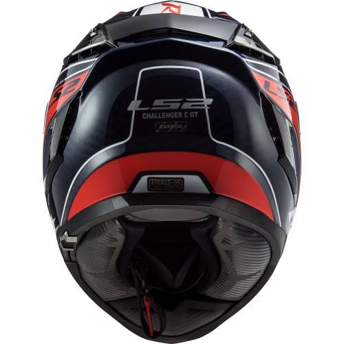 CASCO INTEGRALE LS2 FF327 CHALLENGER CT2 GRID BLUE CARBON RE