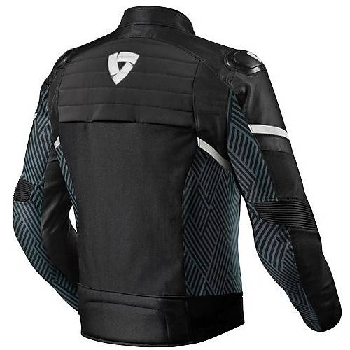 GIUBBOTTO MOTO IMPERMEABILE ARC H2O LADIES NERO BIANCO REV'IT