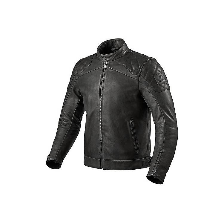 GIUBBOTTO MOTO IN PELLE   CORDITE NERO REV'IT