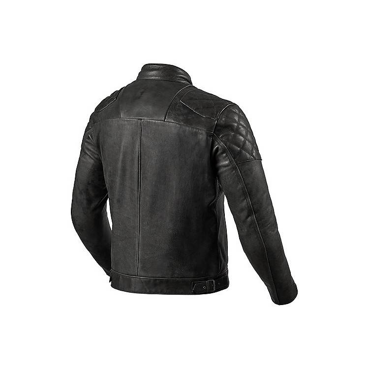 GIUBBOTTO MOTO IN PELLE   CORDITE NERO REV'IT