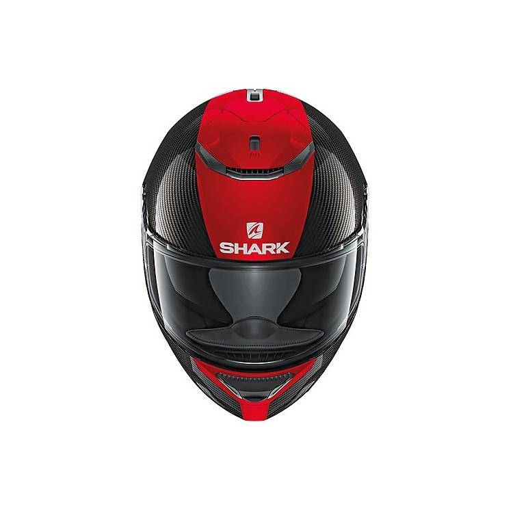 CASCO SPARTAN CARBON 1.2 SKIN ROSSO NERO SHARK