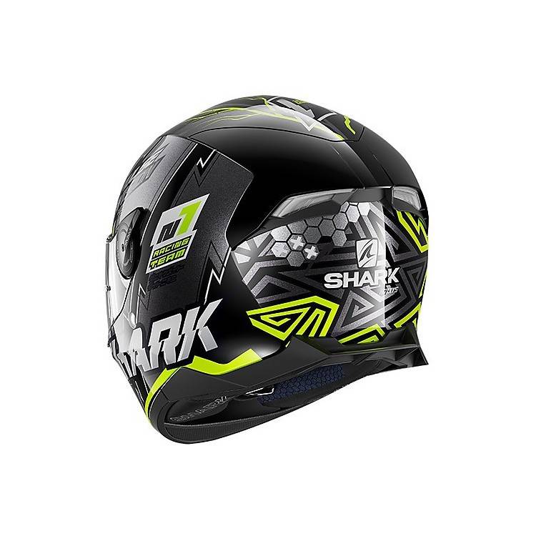 CASCO SKWAL 2.2 NOXXYS NERO GIALLO FLUO SHARK