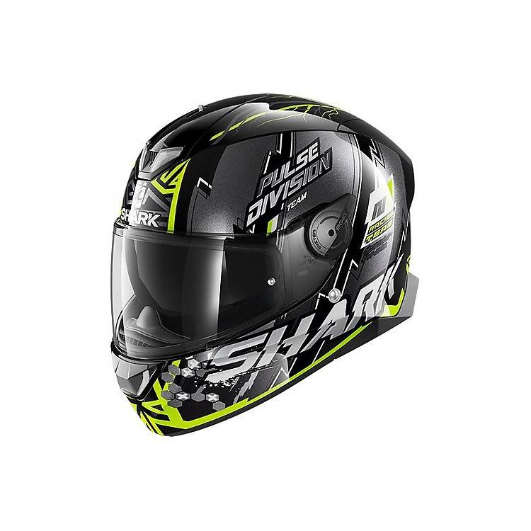 CASCO SKWAL 2.2 NOXXYS NERO GIALLO FLUO SHARK