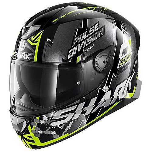 CASCO SKWAL 2.2 NOXXYS NERO GIALLO FLUO SHARK