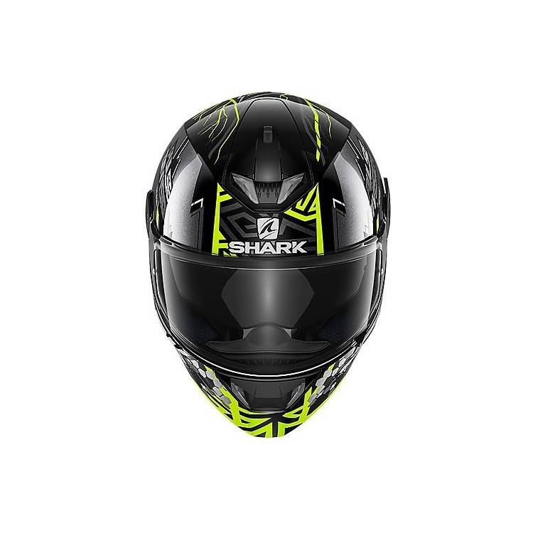 CASCO SKWAL 2.2 NOXXYS NERO GIALLO FLUO SHARK