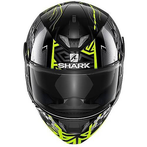 CASCO SKWAL 2.2 NOXXYS NERO GIALLO FLUO SHARK