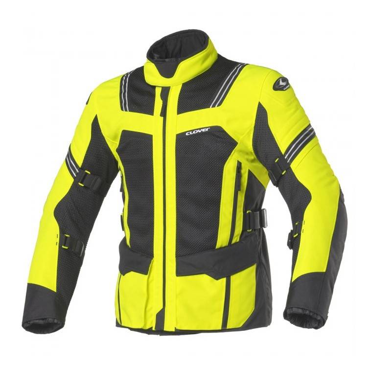 GIACCA VENTOURING-3 WP AIRBAG JACKET NERO GIALLO | CLOVER