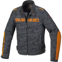 GIACCA IMPERMEABILE SOLAR H2OUT NERO CAMOUFLAGE | SPIDI