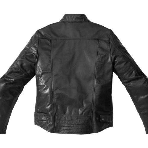 GIACCA IN PELLE GARAGE ROBUST NERO | SPIDI