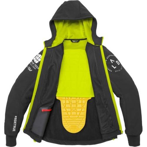 GIACCA IN TESSUTO HOODIE ARMOR EVO GIALLO FLUO | SPIDI