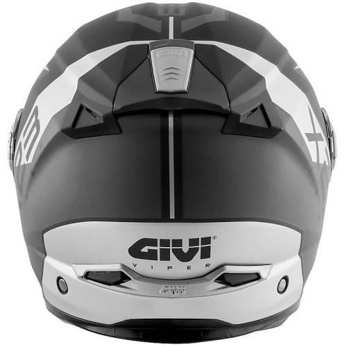 CASCO MODULARE P/J GIVI X23 SYDNEY VIPER NERO OPACO/ARGENTO