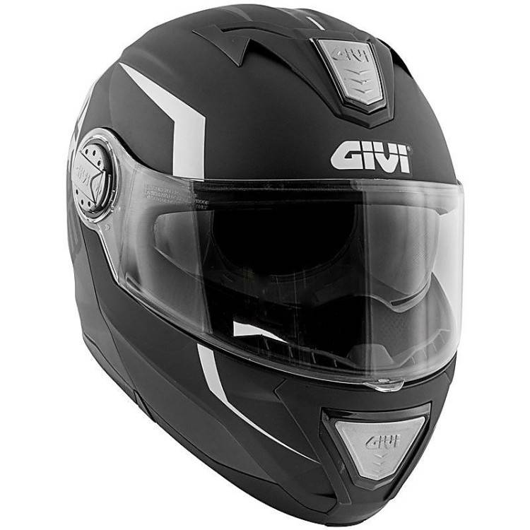 CASCO MODULARE P/J GIVI X23 SYDNEY VIPER NERO OPACO/ARGENTO