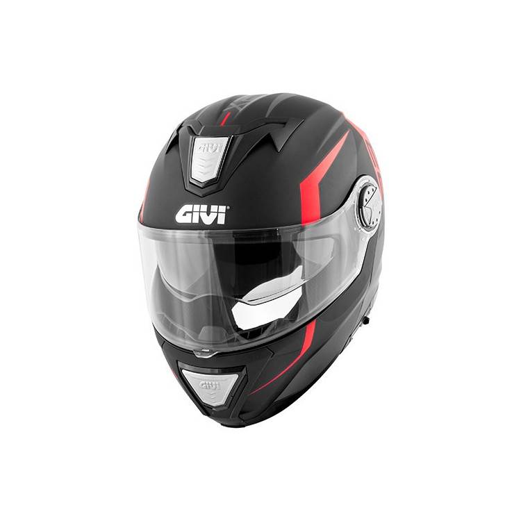 CASCO MODULARE GIVI X23 SYDNEY VIPER NERO OPACO ARANCIO