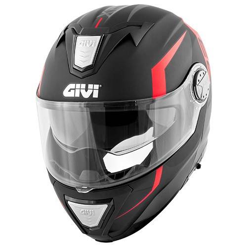 CASCO MODULARE GIVI X23 SYDNEY VIPER NERO OPACO ARANCIO