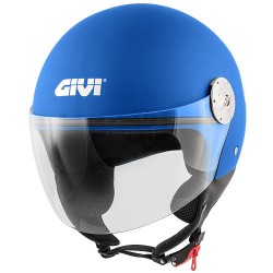 CASCO DEMI-JET GIVI 10.7 MINI-J BLU METALLIZZATO OPACO