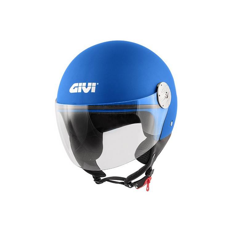 CASCO DEMI-JET GIVI 10.7 MINI-J BLU METALLIZZATO OPACO