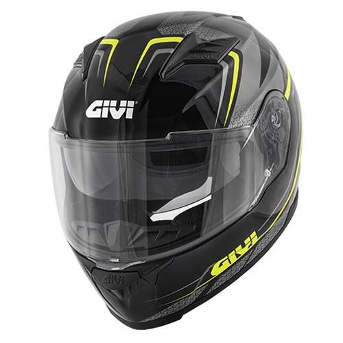 CASCO INTEGRALE GIVI 50.5 TRIDION RAPTOR NERO NEON GIALLO