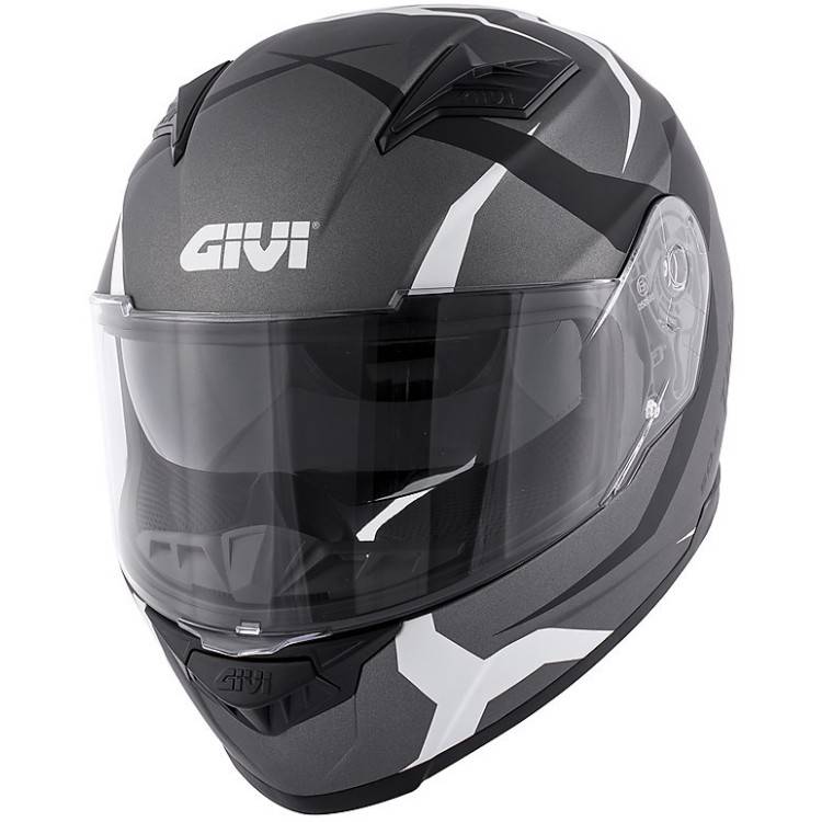 CASCO INTEGRALE GIVI 50.5 TRIDION VORTIX TITANIO NERO OPACO