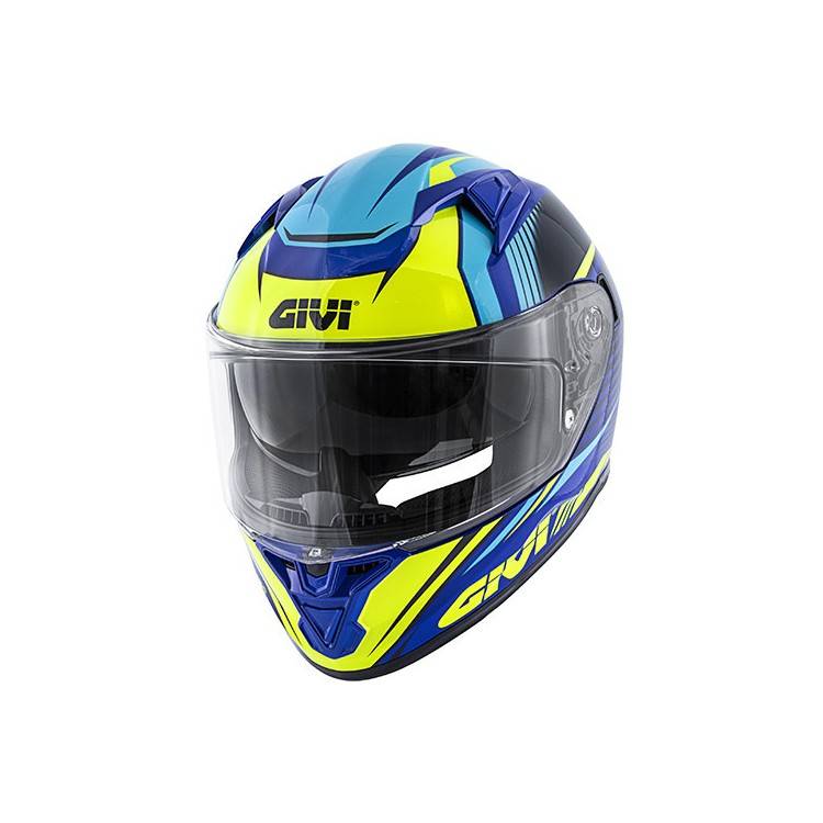 CASCO INTEGRALE GIVI 50.6 STOCCARDA GLADE BLU GIALLO