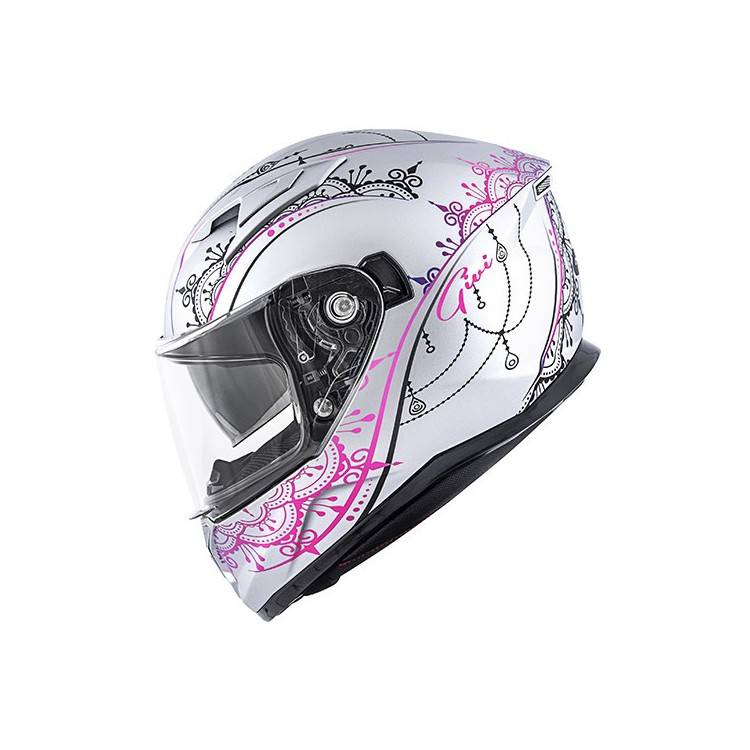 CASCO INTEGRALE GIVI 50.6 STOCCARDA MENDHI LADY ARGENTO ROSA