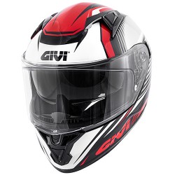 CASCO INTEGRALE GIVI 50.6 STOCCARDA GLADE NERO ROSSO