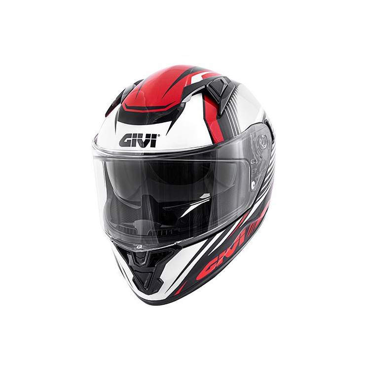 CASCO INTEGRALE GIVI 50.6 STOCCARDA GLADE NERO ROSSO