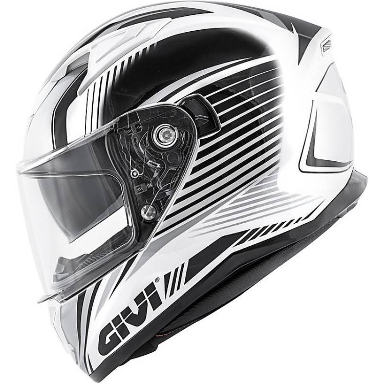 CASCO INTEGRALE GIVI 50.6 STOCCARDA GLADE TITANIO BIANCO