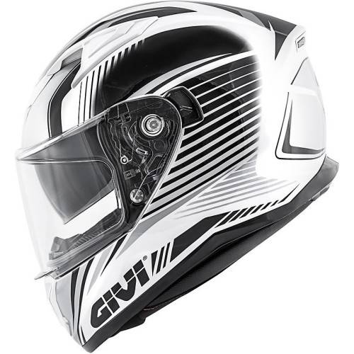 CASCO INTEGRALE GIVI 50.6 STOCCARDA GLADE TITANIO BIANCO