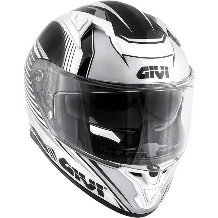 CASCO INTEGRALE GIVI 50.6 STOCCARDA GLADE TITANIO BIANCO