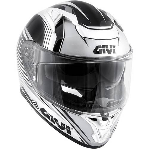 CASCO INTEGRALE GIVI 50.6 STOCCARDA GLADE TITANIO BIANCO