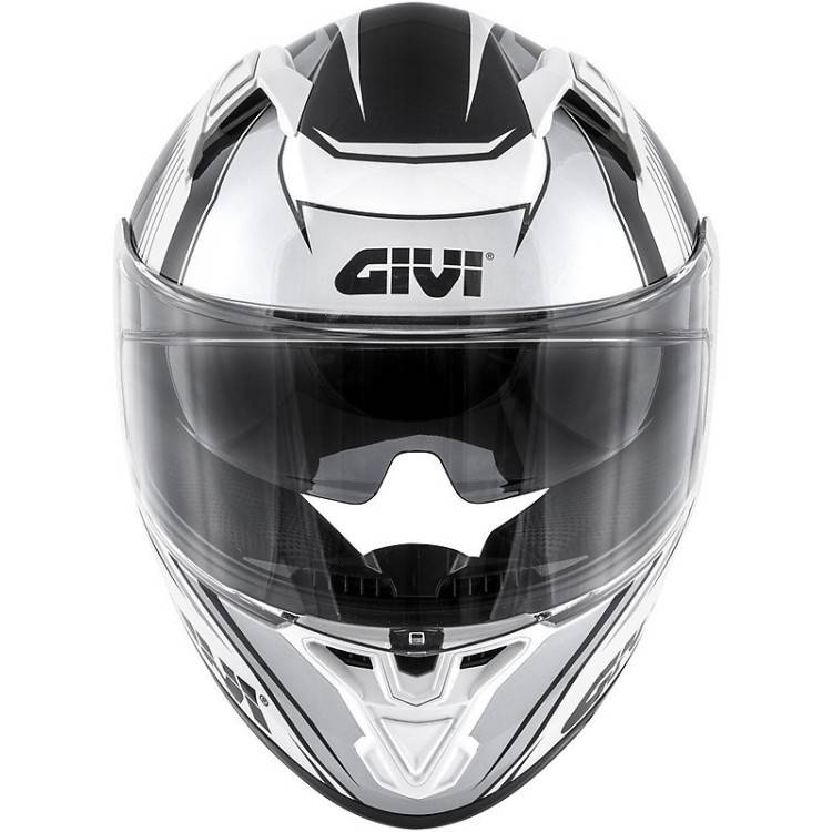 CASCO INTEGRALE GIVI 50.6 STOCCARDA GLADE TITANIO BIANCO