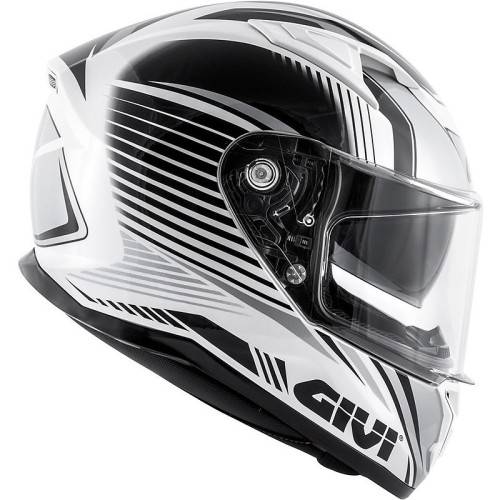 CASCO INTEGRALE GIVI 50.6 STOCCARDA GLADE TITANIO BIANCO