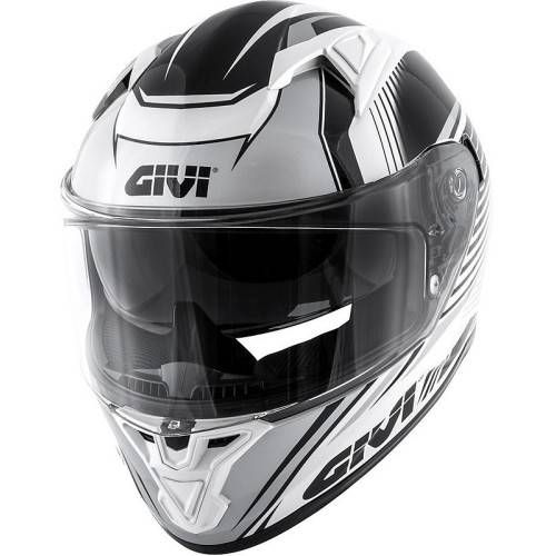 CASCO INTEGRALE GIVI 50.6 STOCCARDA GLADE TITANIO BIANCO