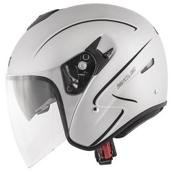 CASCO JET GIVI 20.9 FIBER-J GLIESE IN FIBRA ARGENTO OPACO