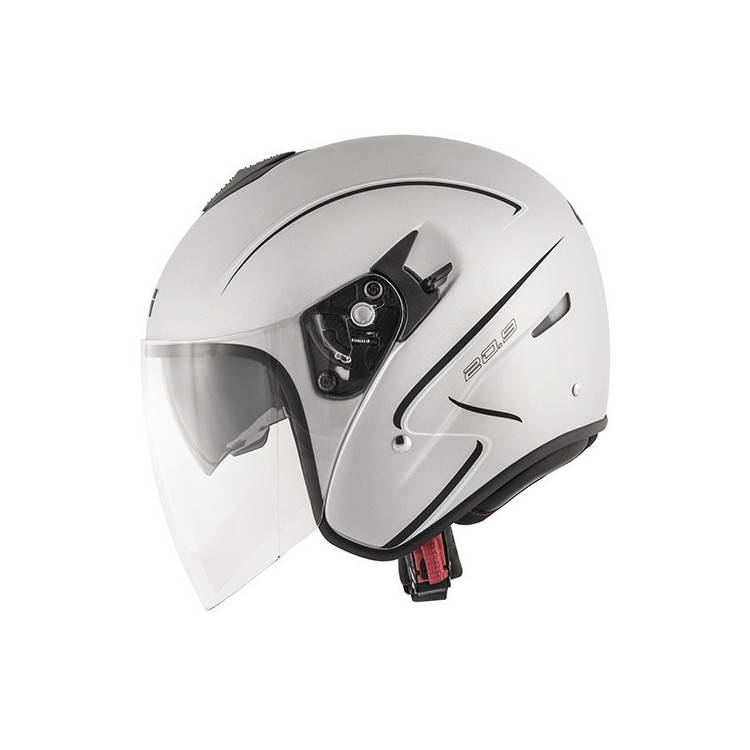 CASCO JET GIVI 20.9 FIBER-J GLIESE IN FIBRA ARGENTO OPACO
