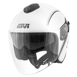 CASCO JET GIVI 20.9 FIBER-J GLIESE IN FIBRA BIANCO