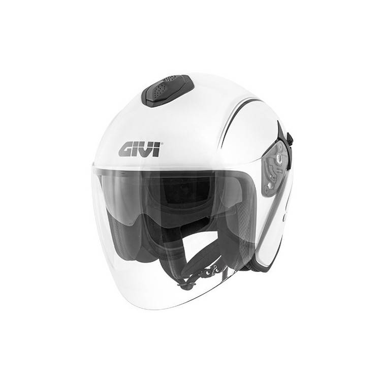 CASCO JET GIVI 20.9 FIBER-J GLIESE IN FIBRA BIANCO