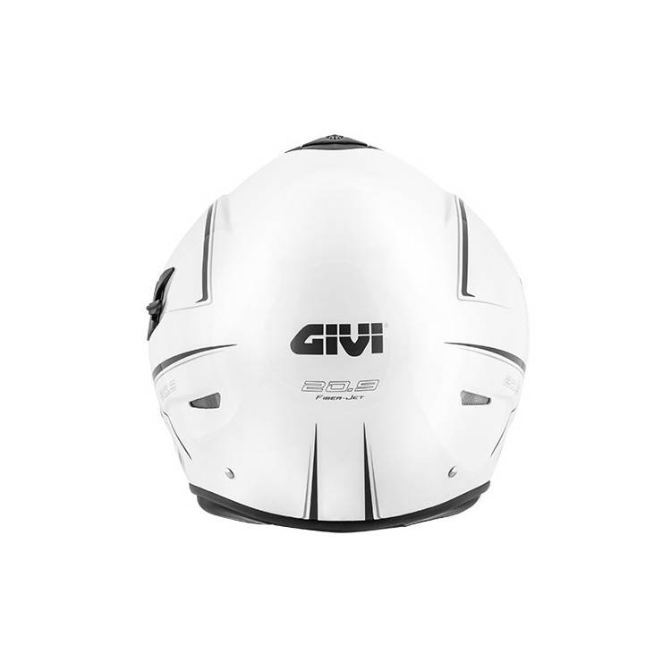 CASCO JET GIVI 20.9 FIBER-J GLIESE IN FIBRA BIANCO