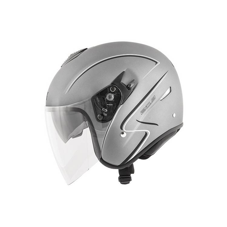 CASCO JET GIVI 20.9 FIBER-J GLIESE IN FIBRA TITANIO OPACO