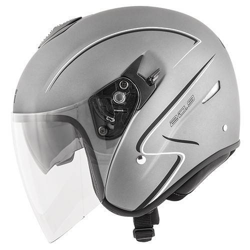 CASCO JET GIVI 20.9 FIBER-J GLIESE IN FIBRA TITANIO OPACO