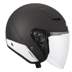 CASCO MOTO JET GIVI MODELLO 30.3 SOLID TWEET NERO OPACO
