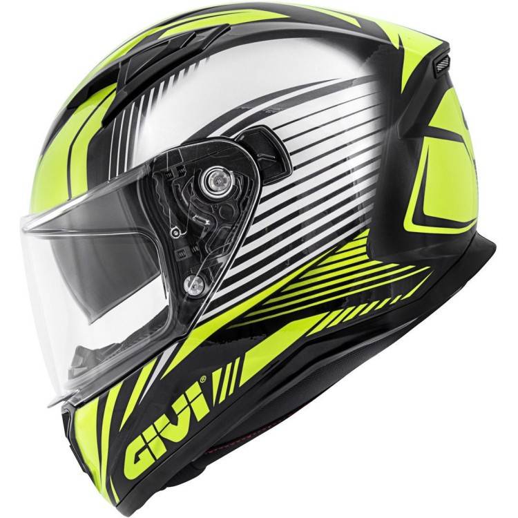 CASCO INTEGRALE GIVI 50.6 GLADE NERO GIALLO FLUO