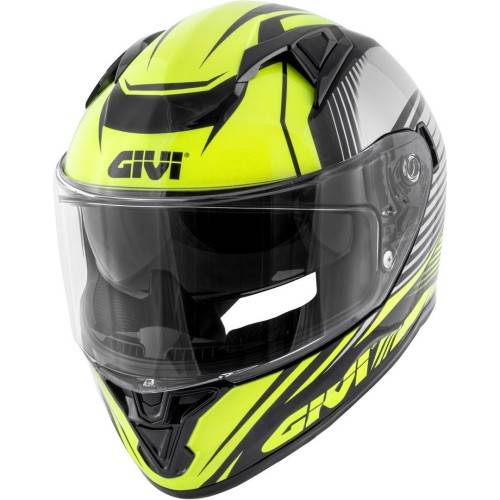 CASCO INTEGRALE GIVI 50.6 GLADE NERO GIALLO FLUO
