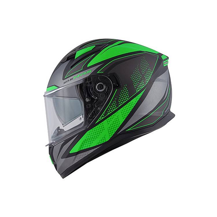 CASCO INTEGRALE GIVI 50.6 STOCCARDA FOLLOW VERDE NERO OPACO