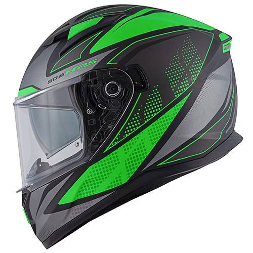 CASCO INTEGRALE GIVI 50.6 STOCCARDA FOLLOW VERDE NERO OPACO